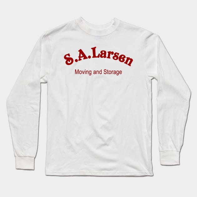 S.A. Larsen Moving and Storage Long Sleeve T-Shirt by klance